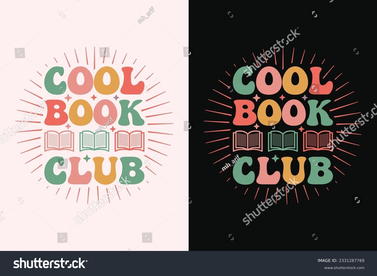 SVG of Cool Book Club T-Shirt, Book Lover Shirt, Librarian Shirt SVG design
 svg