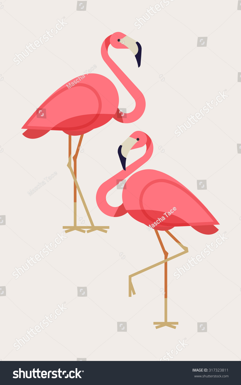 Cool Flamingo Decora