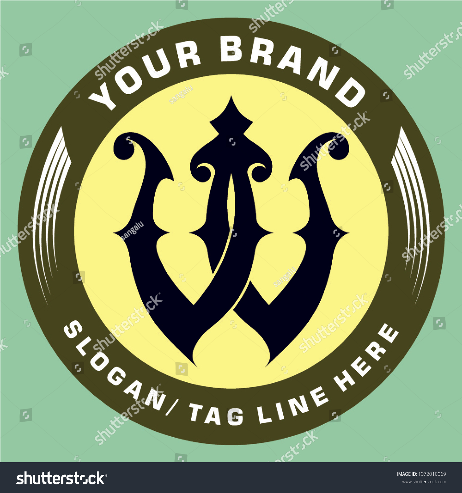 Cool Logo Vector W Letter Stock Vector (Royalty Free) 1072010069 ...