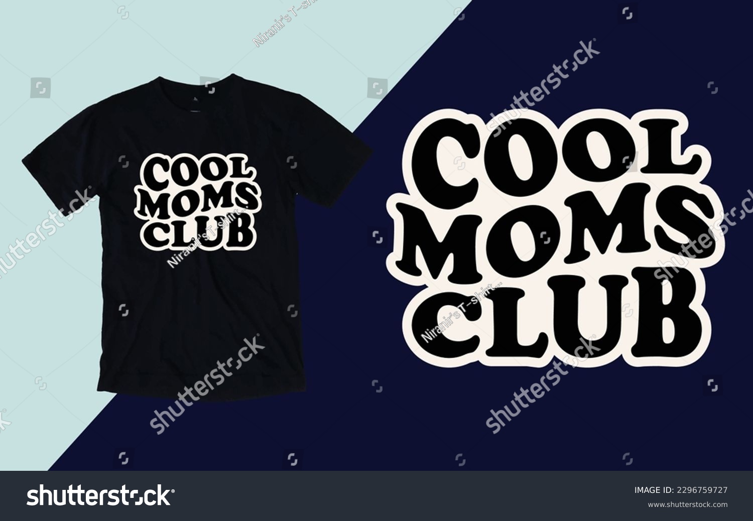 SVG of Cool Moms Club, Mother's Day T shirt svg