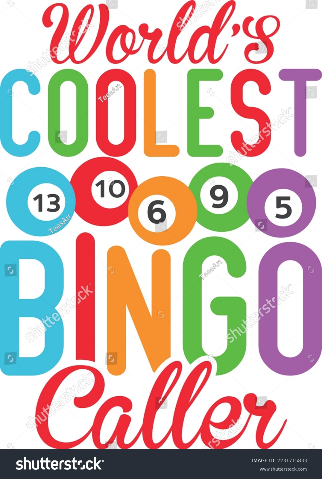 SVG of Coolest Bingo caller svg bingo svg design svg