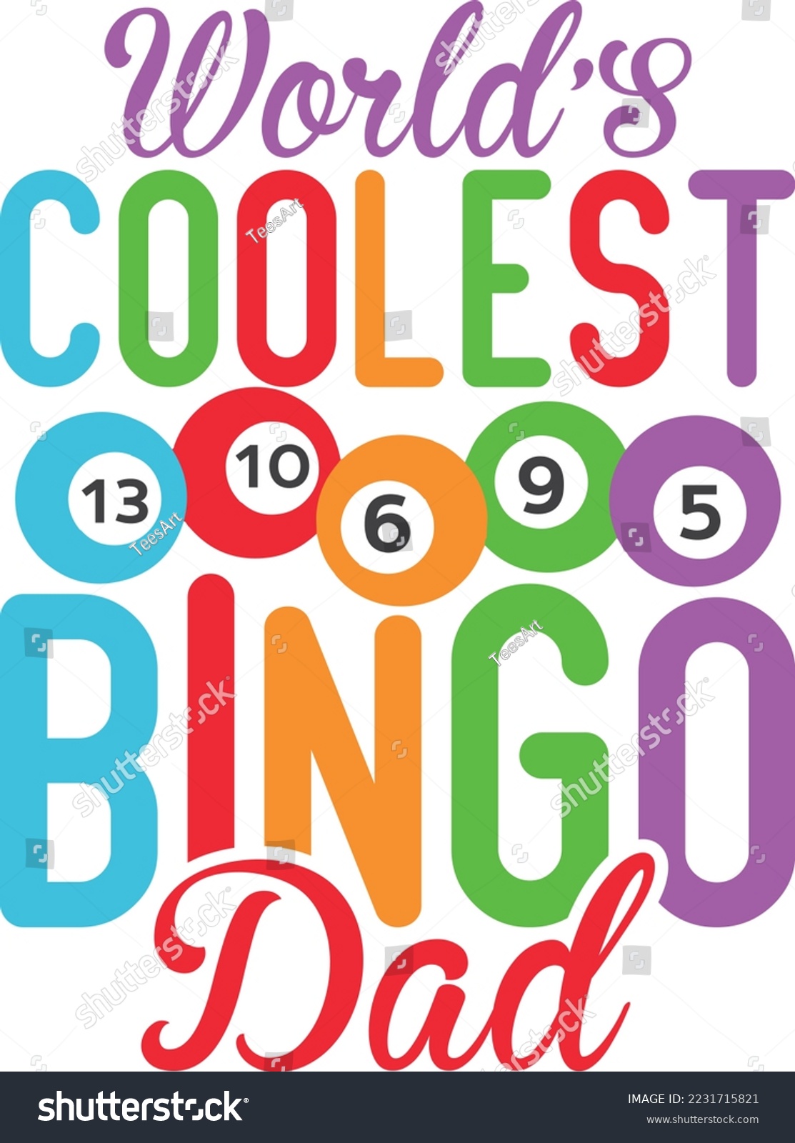 SVG of Coolest Bingo dad svg design, bingo, games, crazy bingo, squad, svg svg