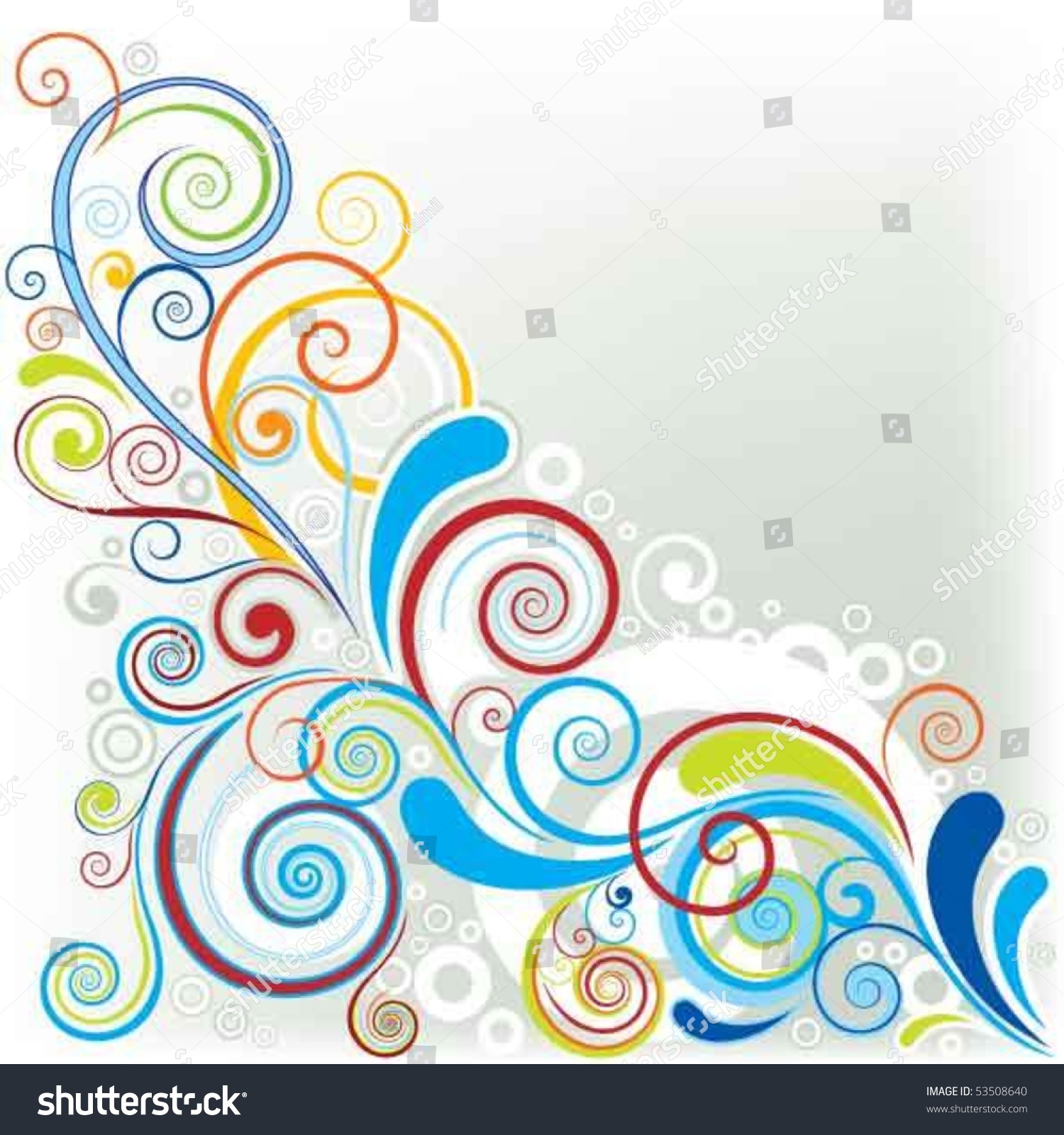 Corner Color Design Stock Vector 53508640 - Shutterstock