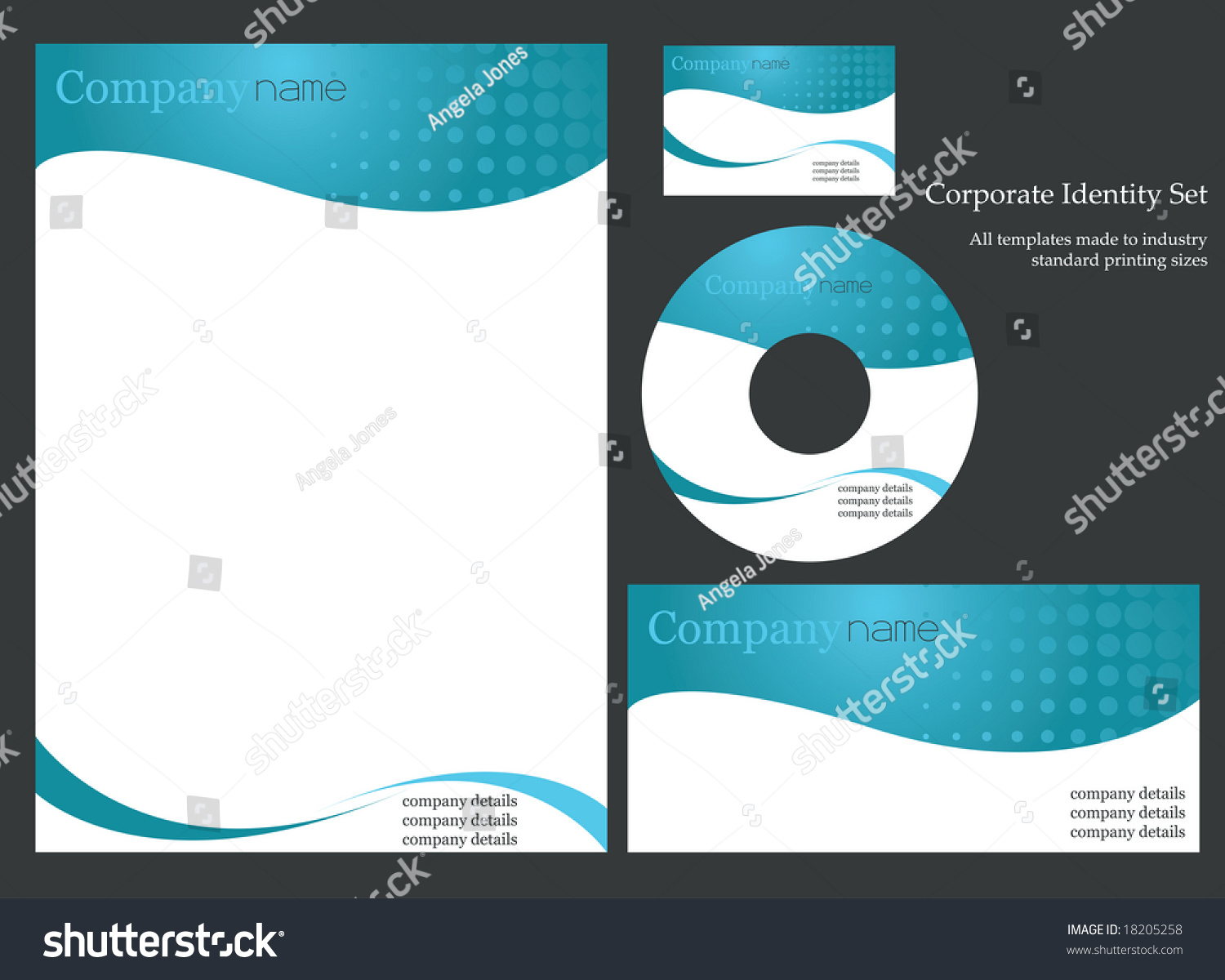 corporate identity presentation template