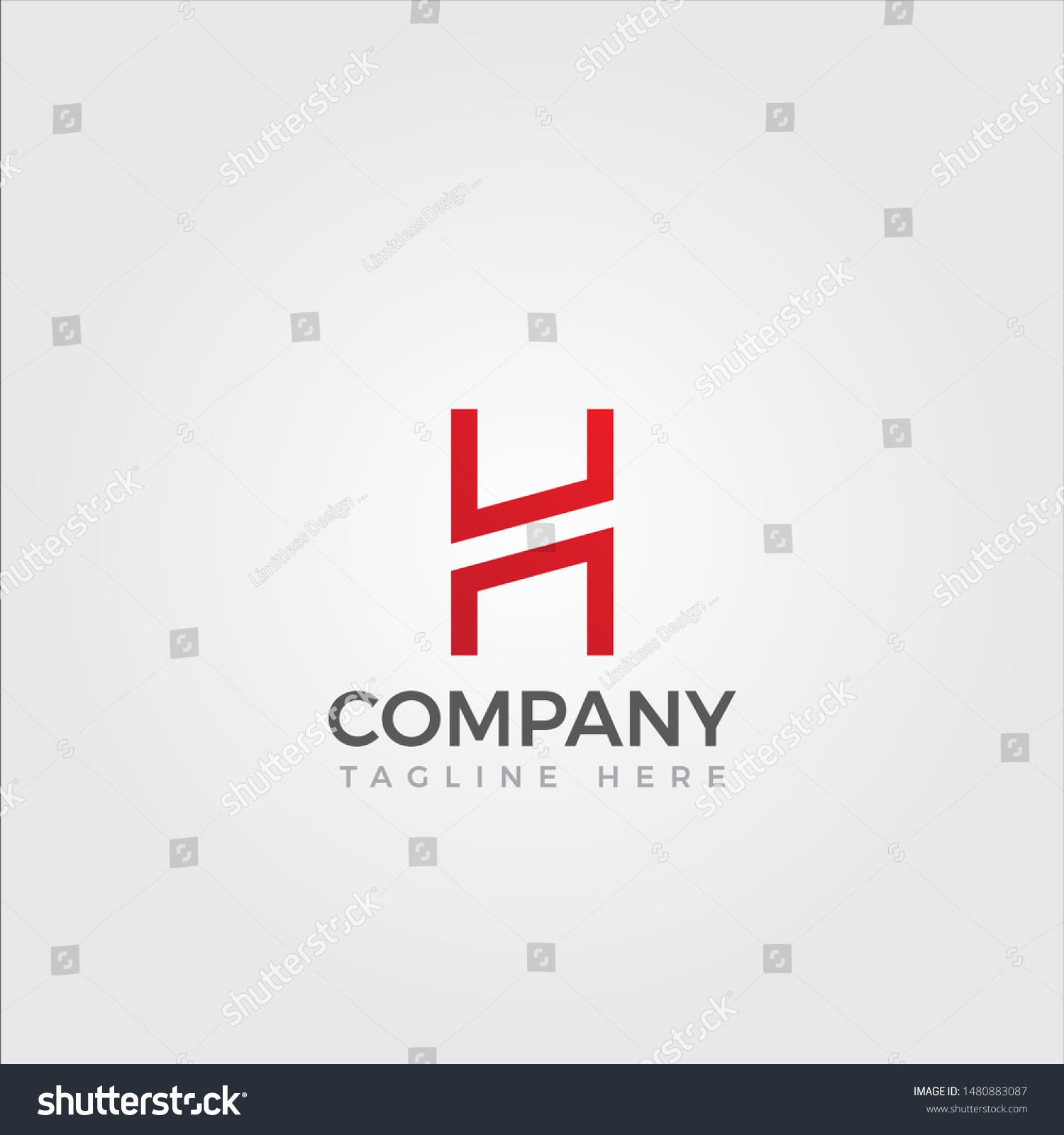 Corporate Letter H Logo Vector Stock Vector (Royalty Free) 1480883087 ...