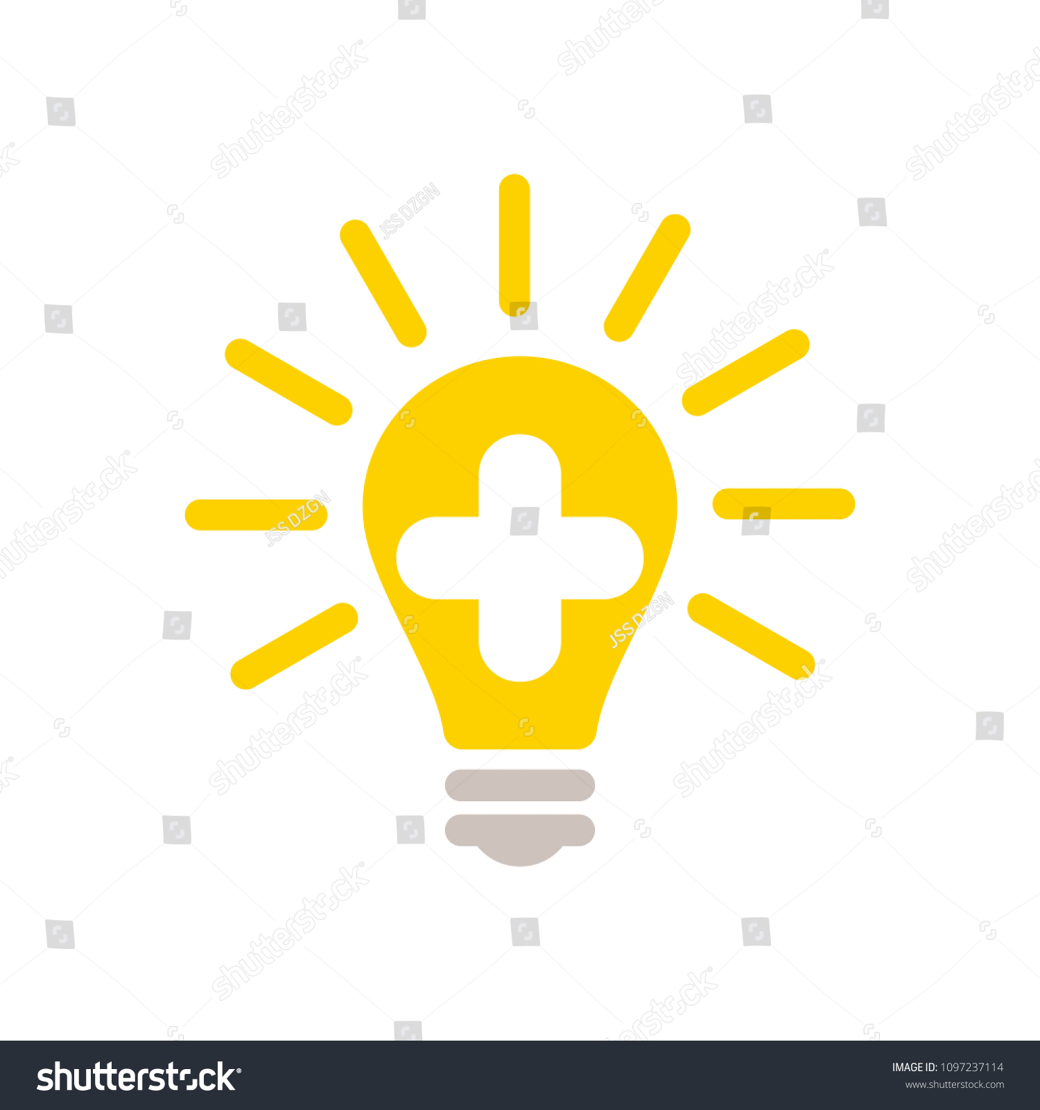 Coss Logo Medical Icon Health Symbol Stock Vector Royalty Free 1097237114