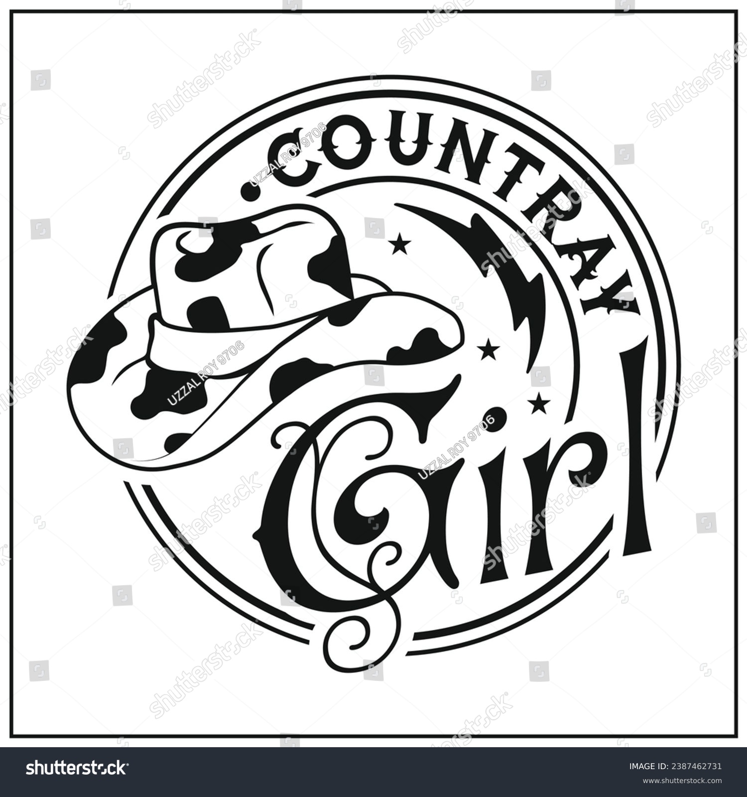 SVG of Country Girl , Southern Girl , Small Town Girl Cowgirl, Cowgirl Country , Western svg
