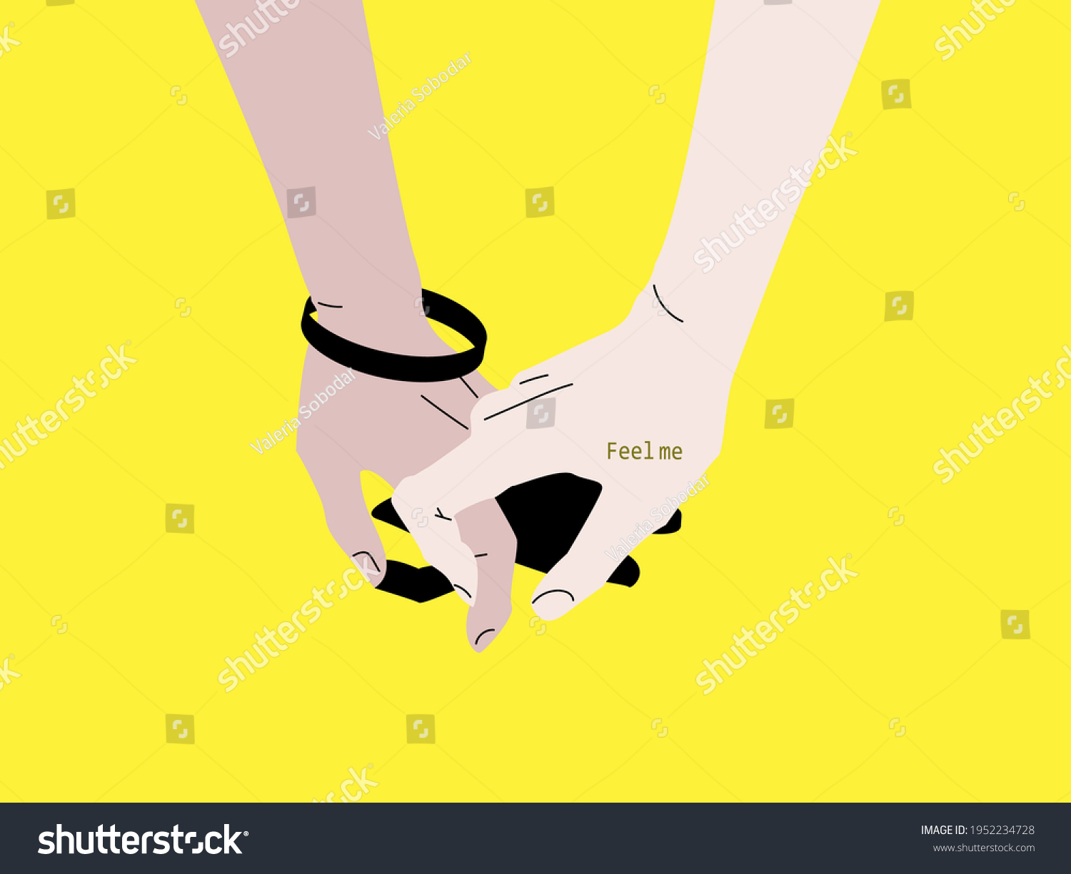 Couple Holding Hands Silhouette Hands Vector Stock Vector Royalty Free 1952234728 Shutterstock