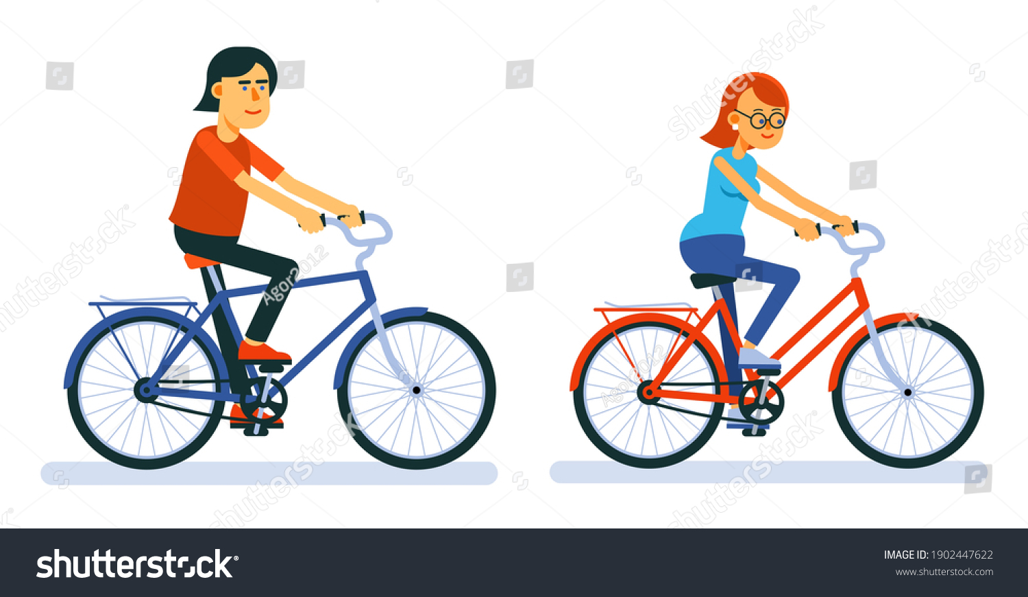 27,107 Cycling girl illustration Images, Stock Photos & Vectors ...
