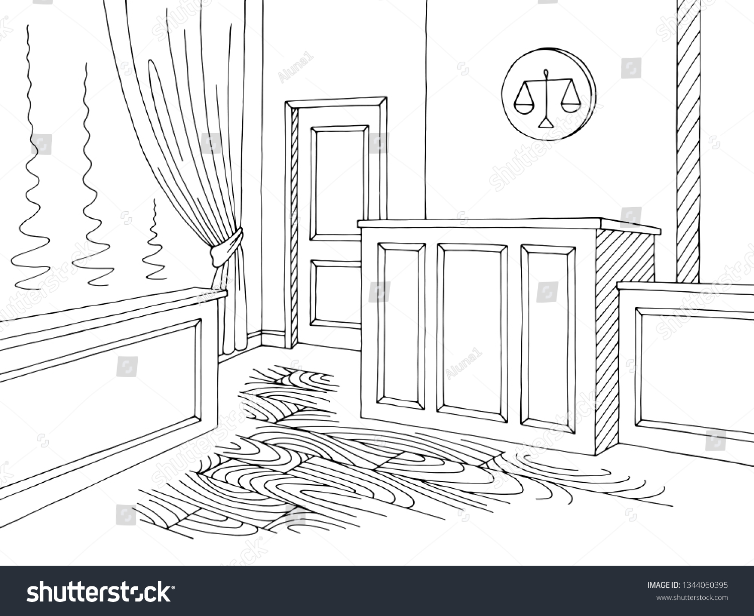 Courtroom drawing Images, Stock Photos & Vectors Shutterstock