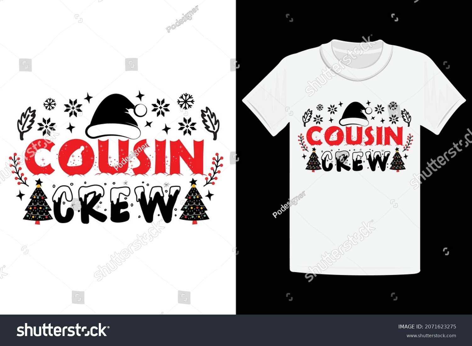 SVG of Cousin Crew, Christmas T-Shirt Design, Cousin Crew T-Shirt Design svg