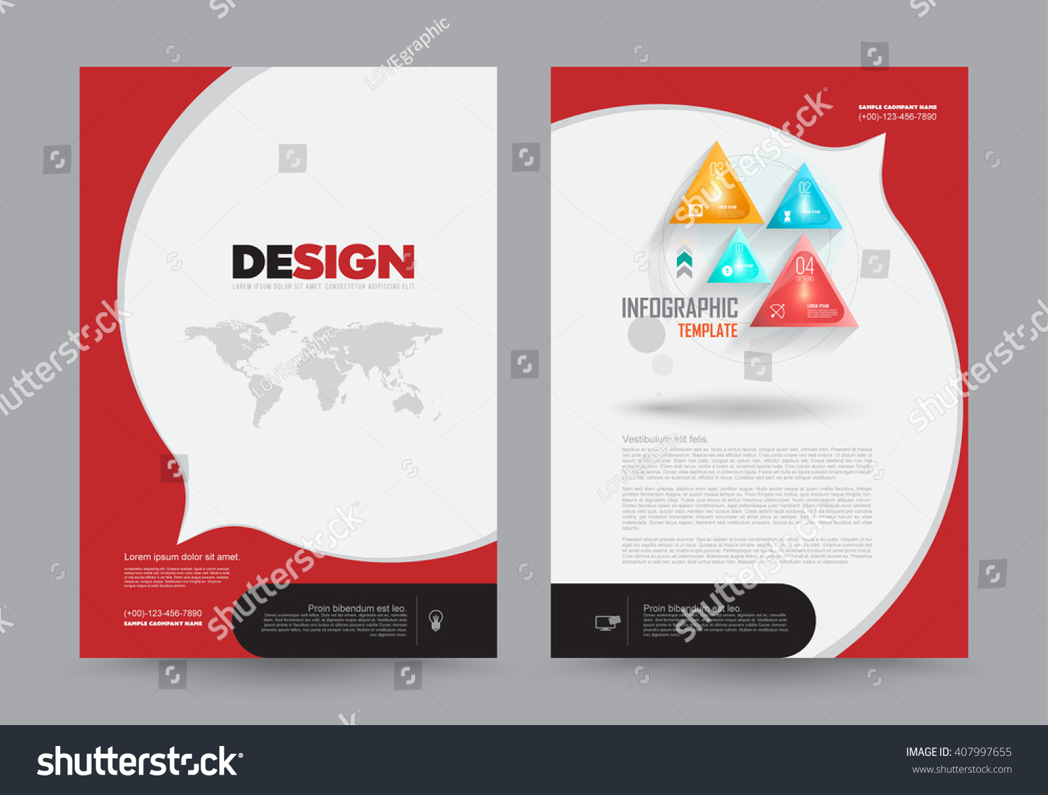 cover annual report leaflet brochure flyer stock vector royalty