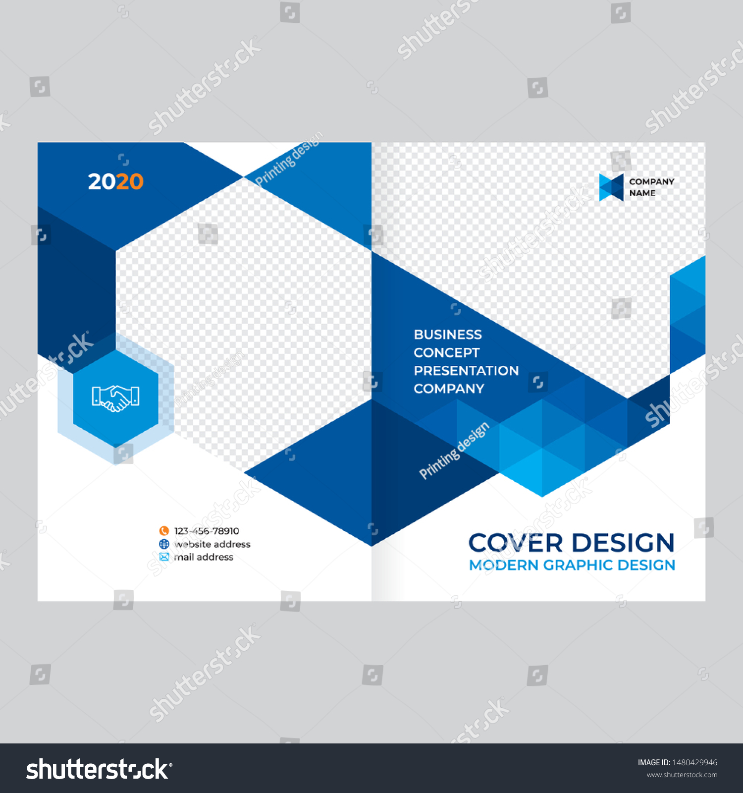 Cover Design Product Presentation Creative Layout Stock Vector (Royalty ...