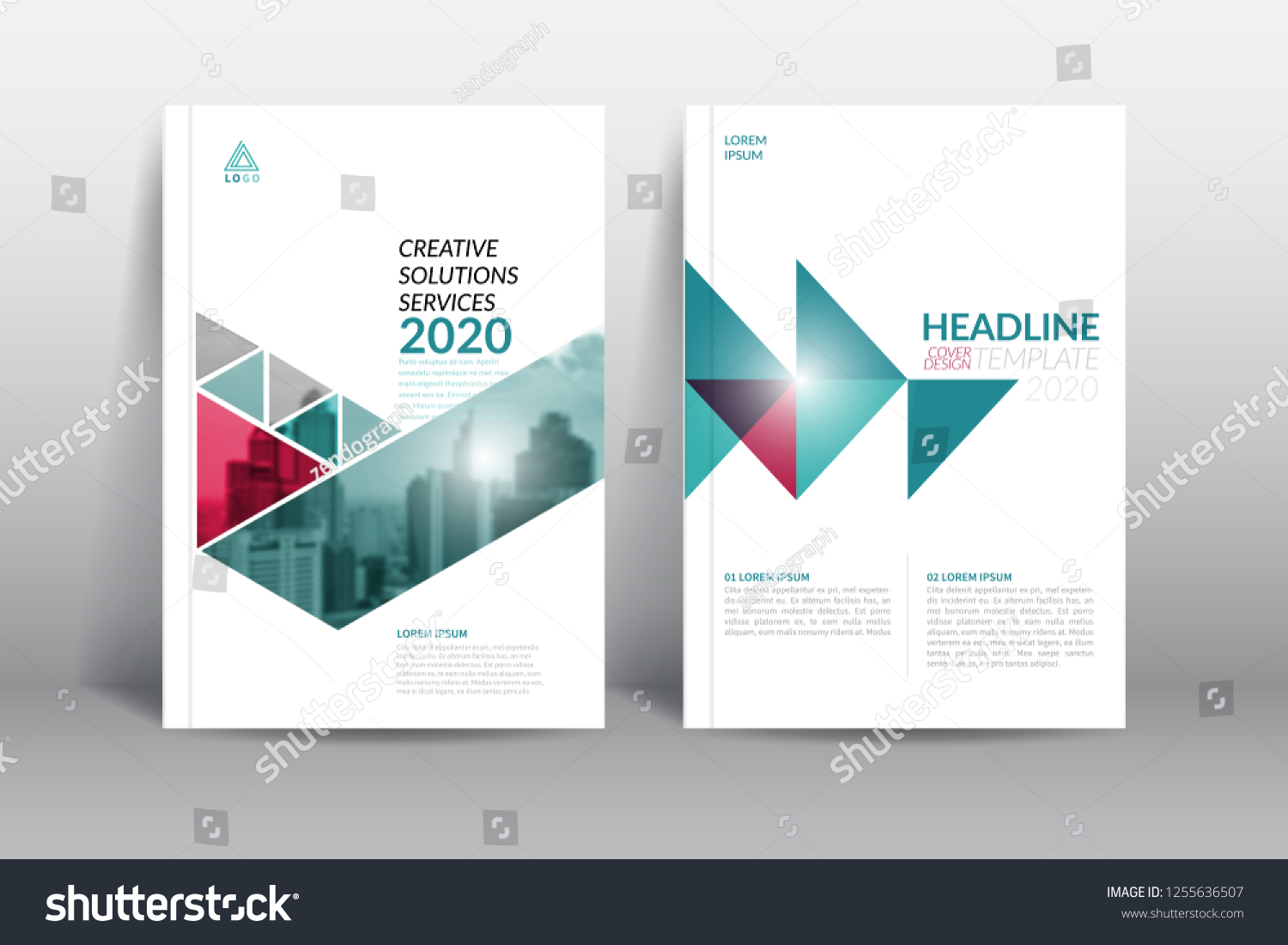 Cover Design Template Annual Report Cover Stock Vector (Royalty Within Report Front Page Template