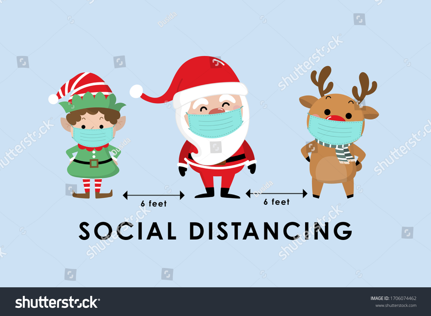La vaccination - Page 22 Stock-vector-covid-and-social-distancing-infographic-with-cute-christmas-cartoon-character-santa-claus-1706074462