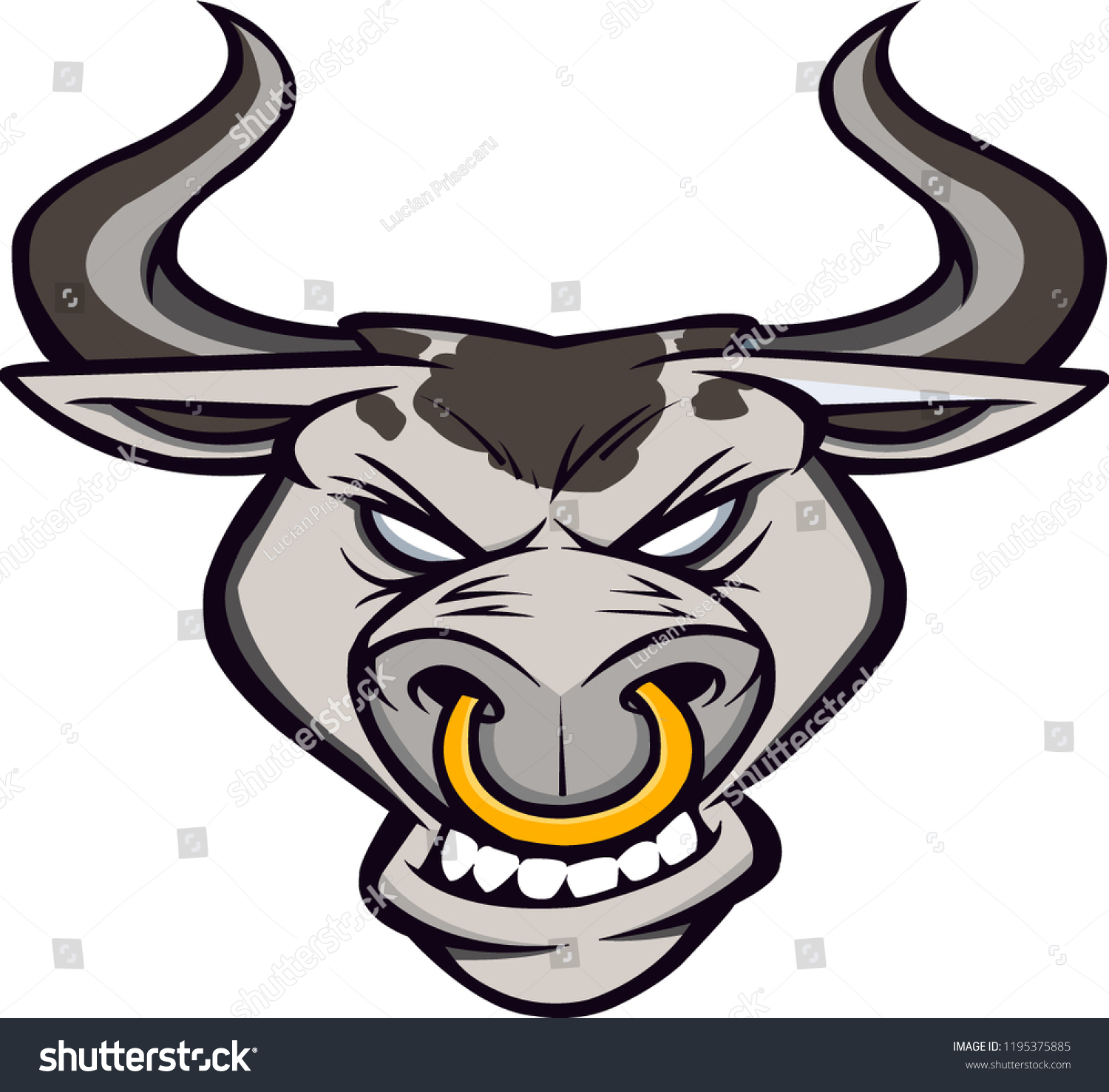 cow face vector stock vector royalty free 1195375885 shutterstock