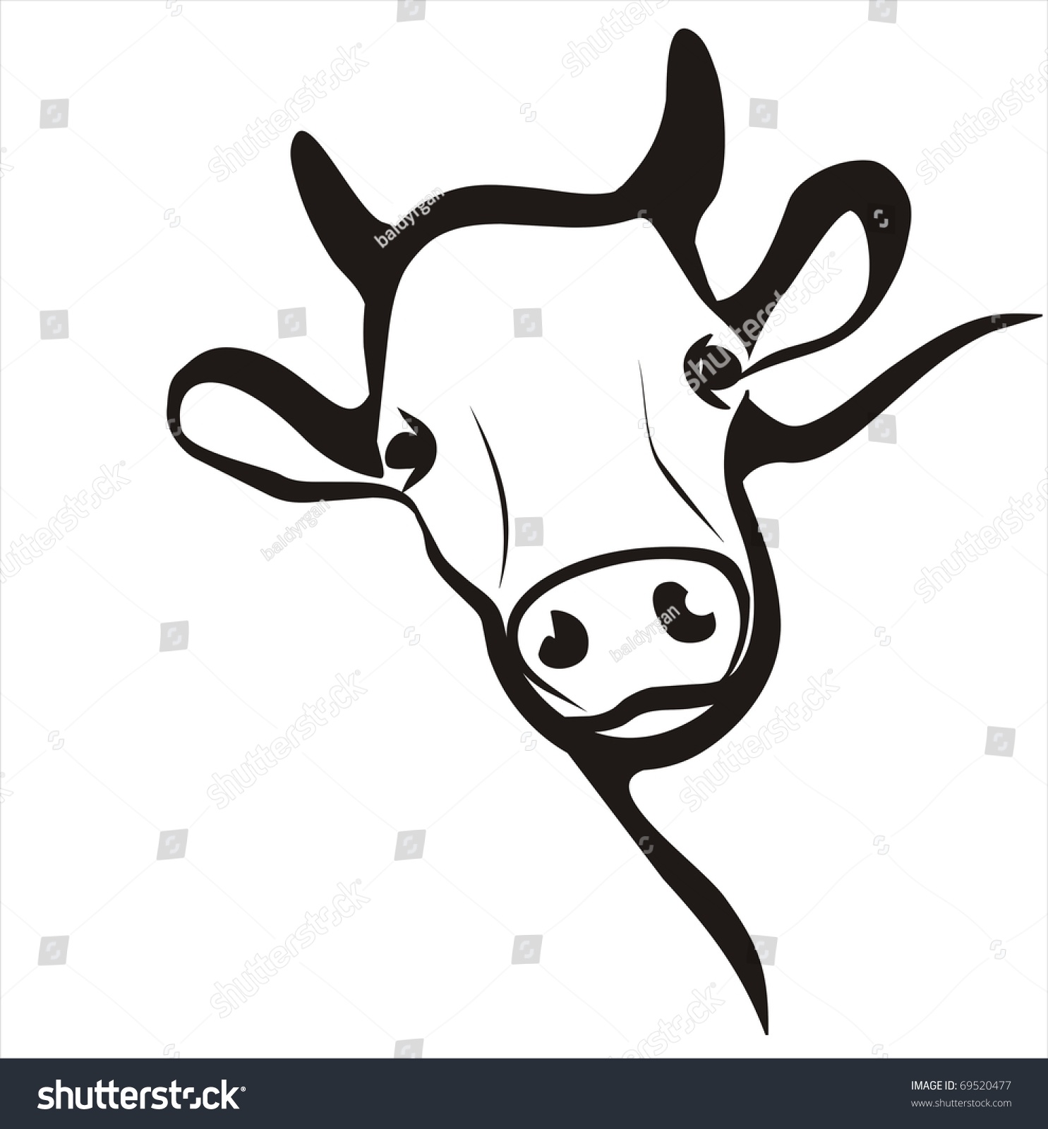 cow clipart simple - photo #41