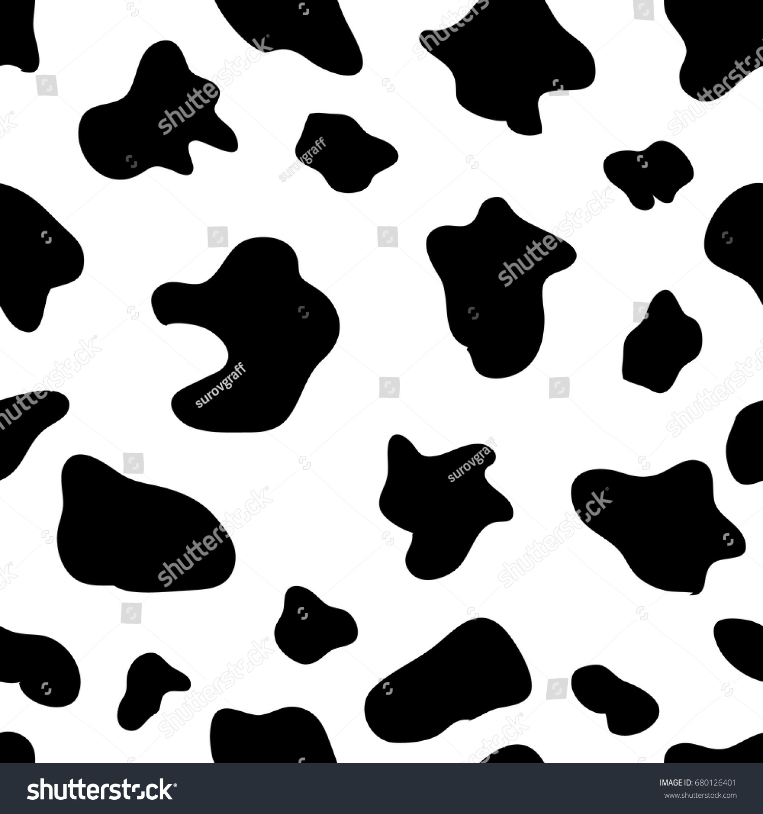 SVG of cow skin or a Dalmatians dog. svg