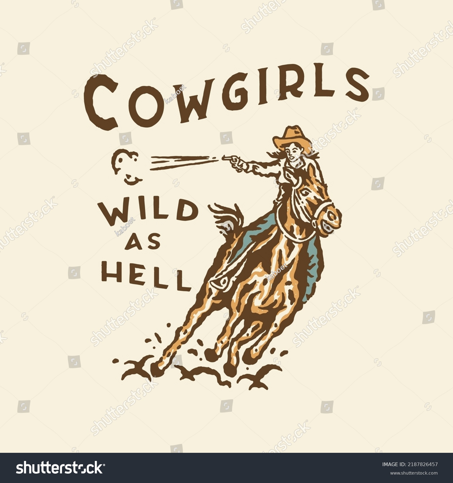 2495 Vintage Cowgirl Stock Illustrations Images And Vectors Shutterstock