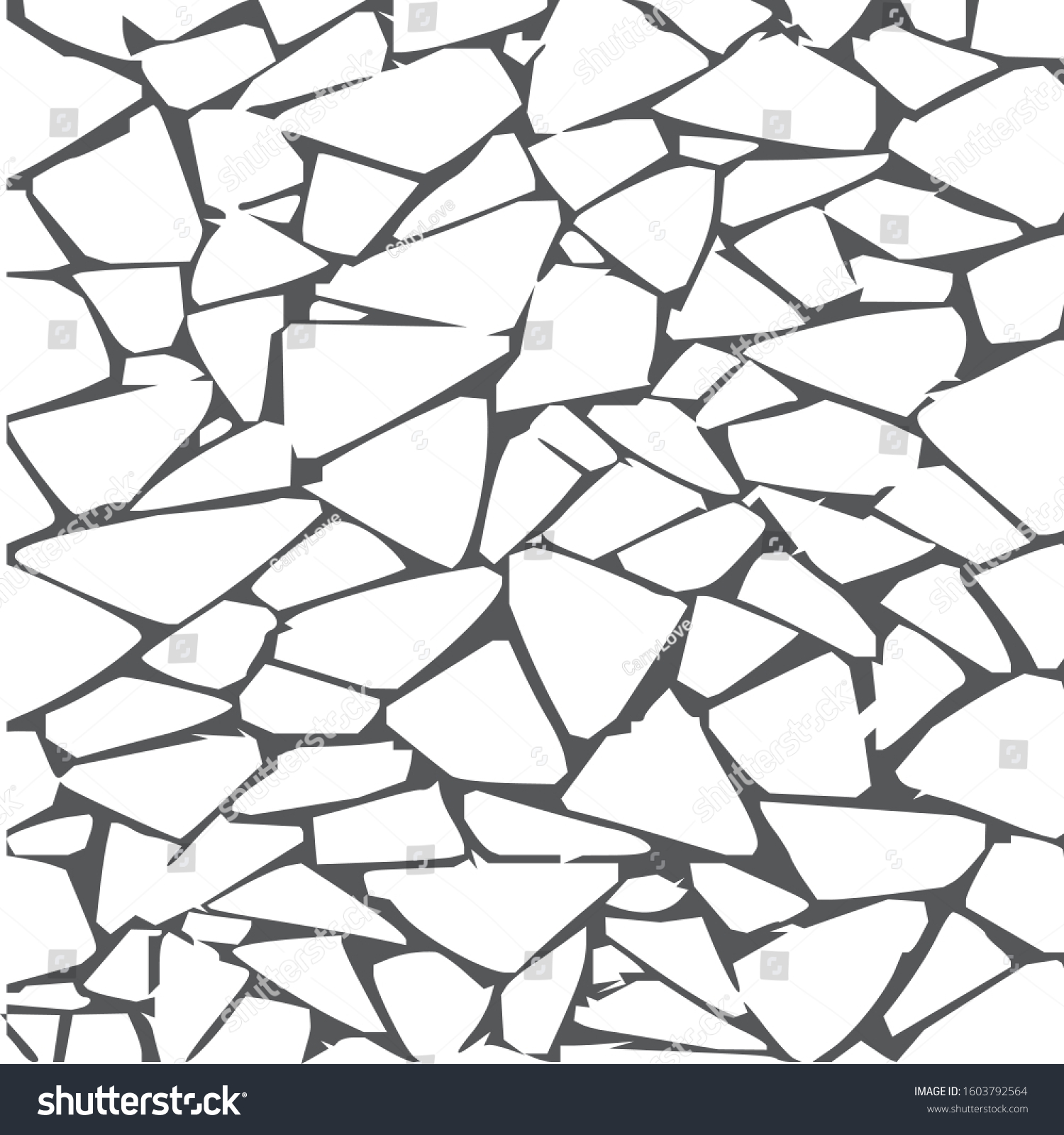 Cracked Clay Ground Glass Texture Stock Stock Vector (Royalty Free ...