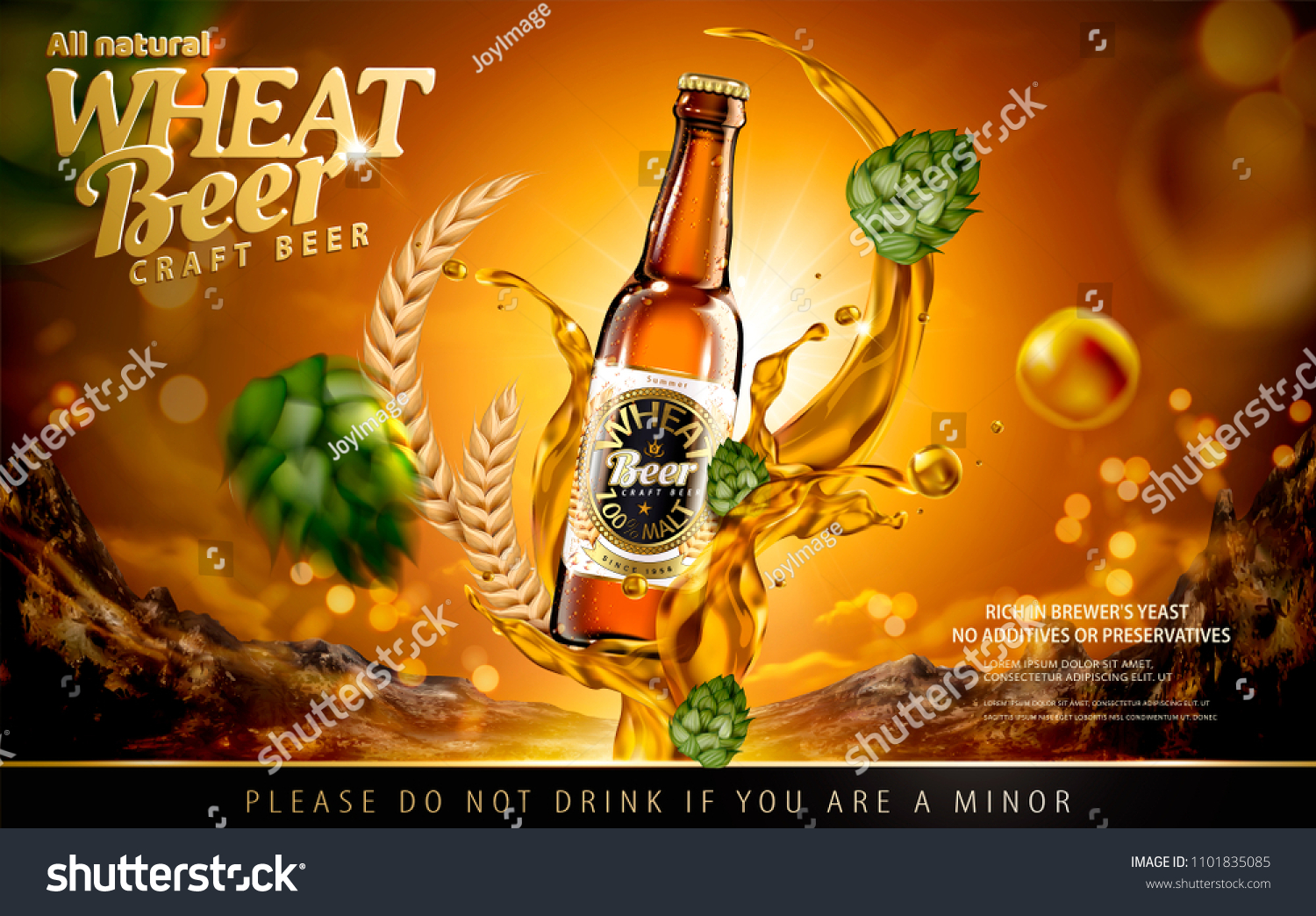 Beer Advertising Images, Stock Photos & Vectors | Shutterstock