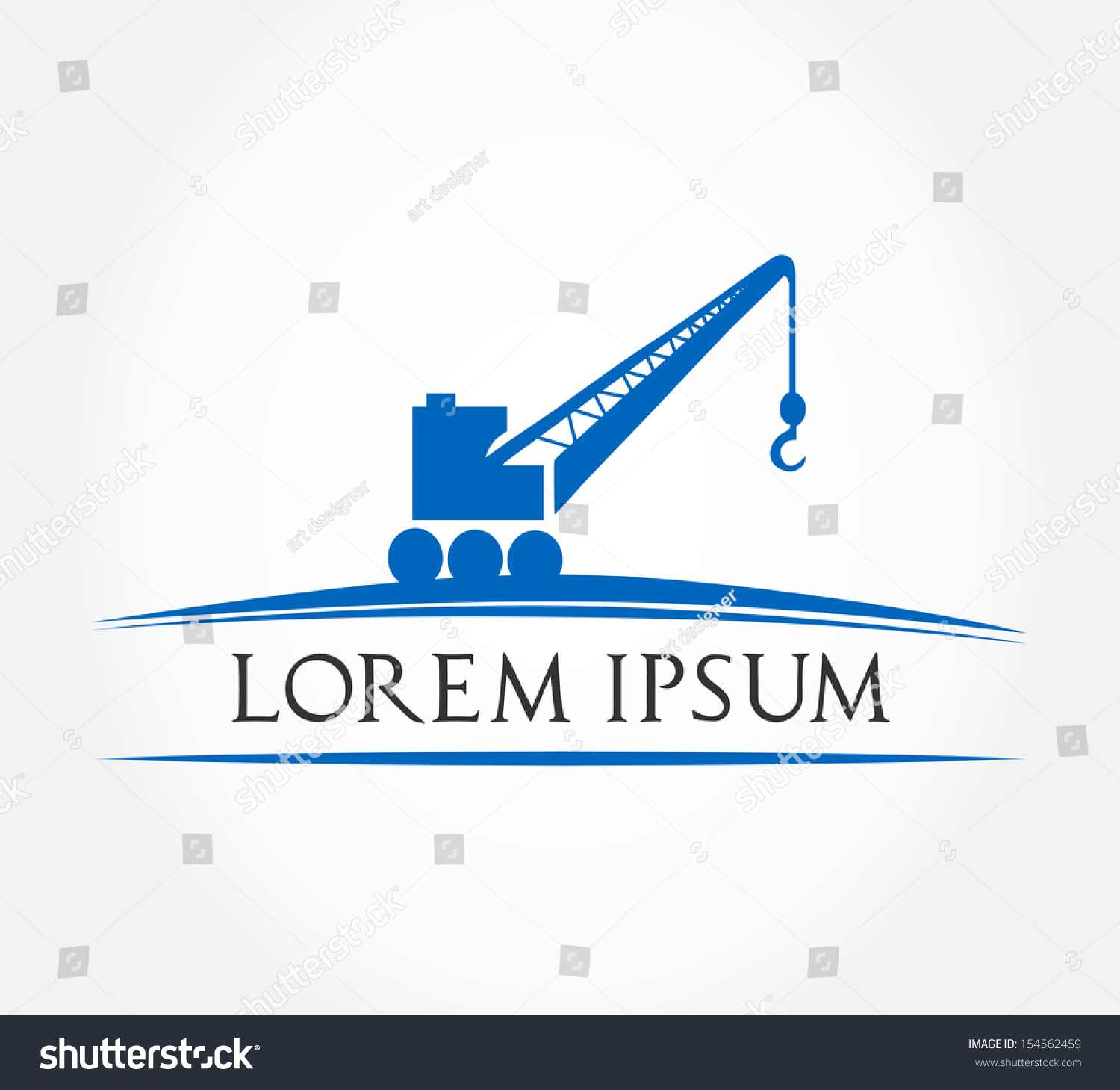 Crane Symbol Vector - 154562459 : Shutterstock