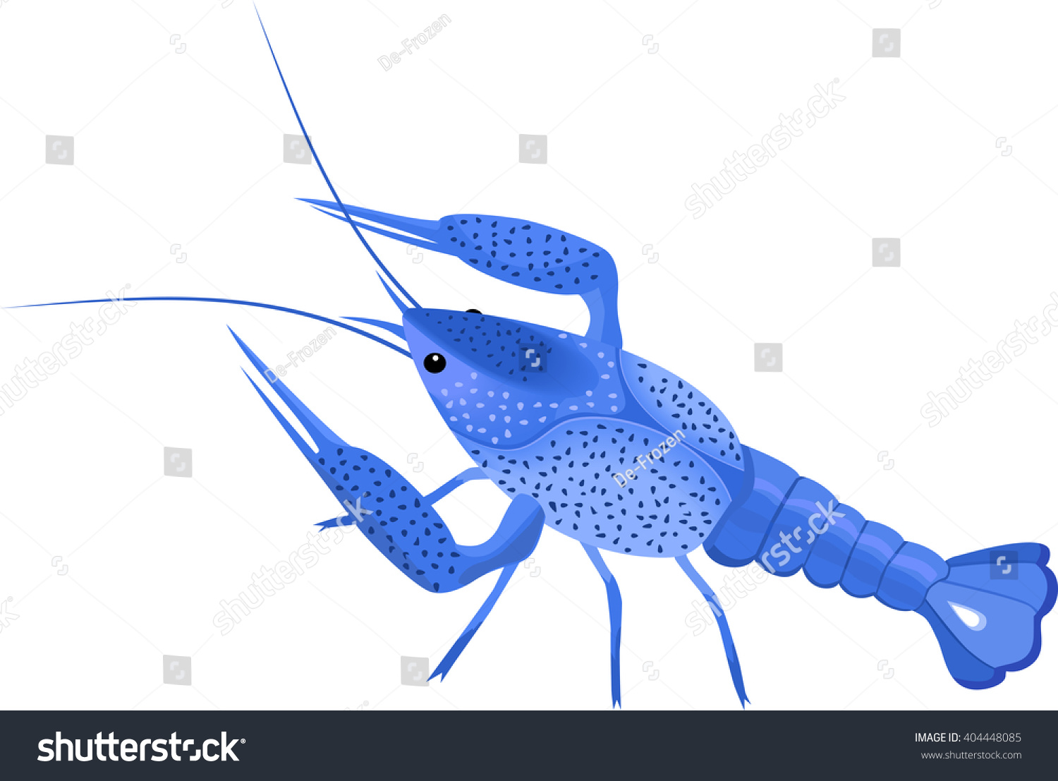 Craw Fish Stock Vector (Royalty Free) 404448085 | Shutterstock