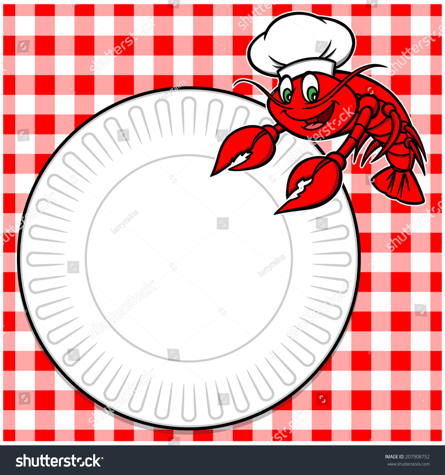 Crawfish Cookout Stock Vector 207908752 : Shutterstock