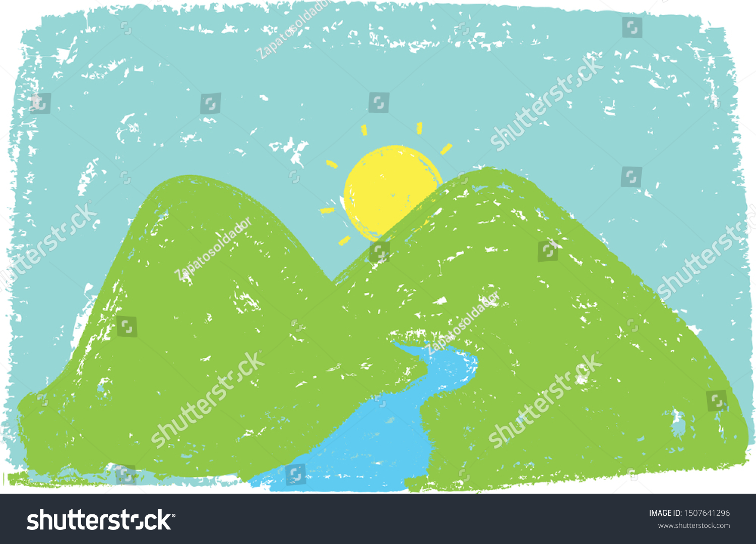 Featured image of post Mountain Landscape Drawing Kids