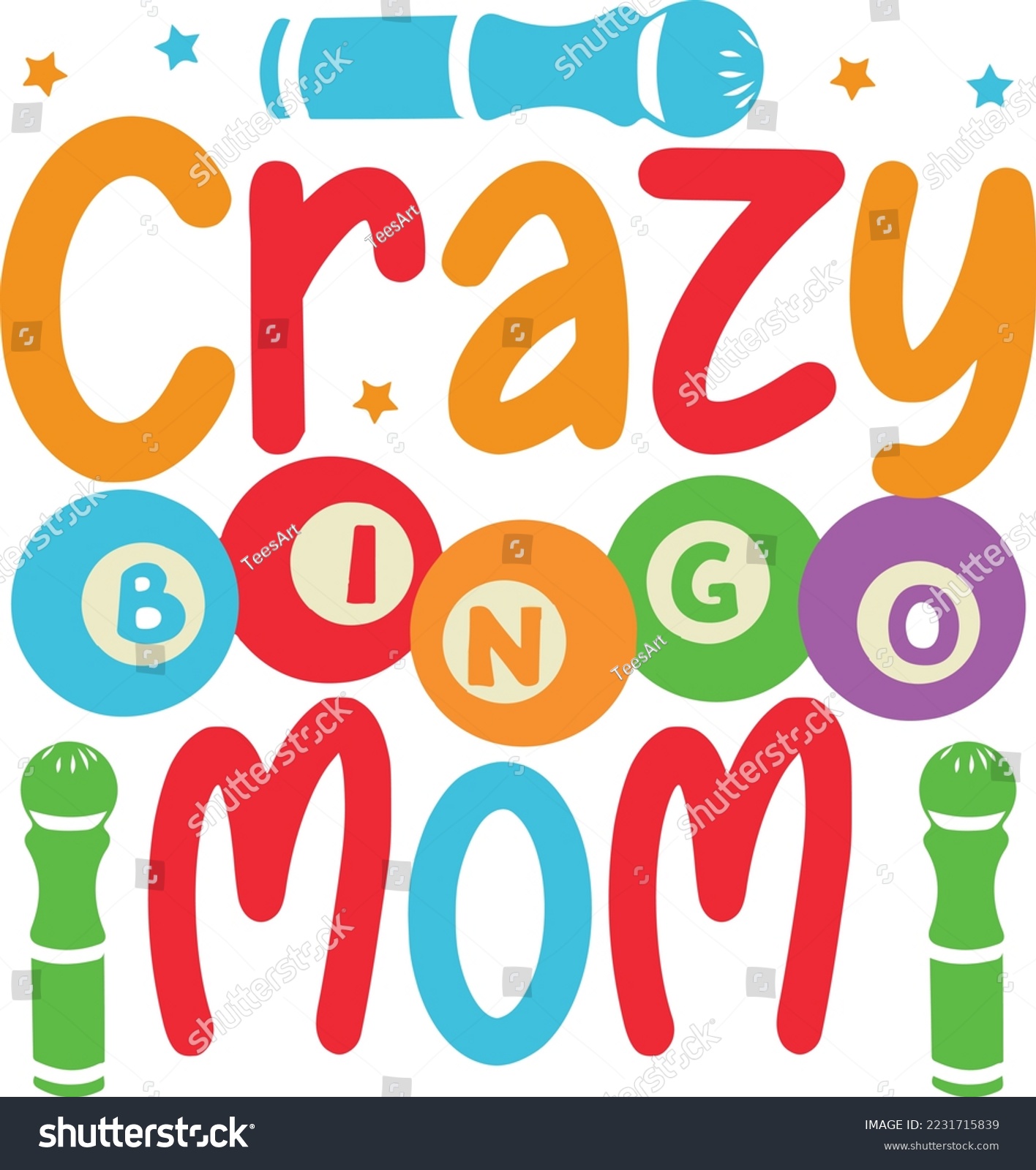 SVG of Crazy Bingo mom svg bingo svg design, games, crazy bingo, svg designs, bingo svg svg