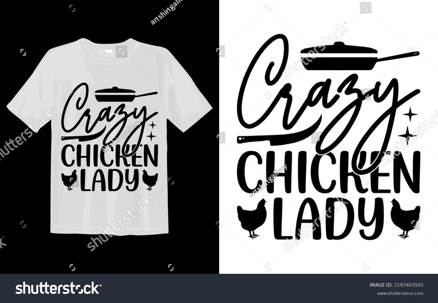 SVG of Crazy Chicken Lady Svg T Shirt svg