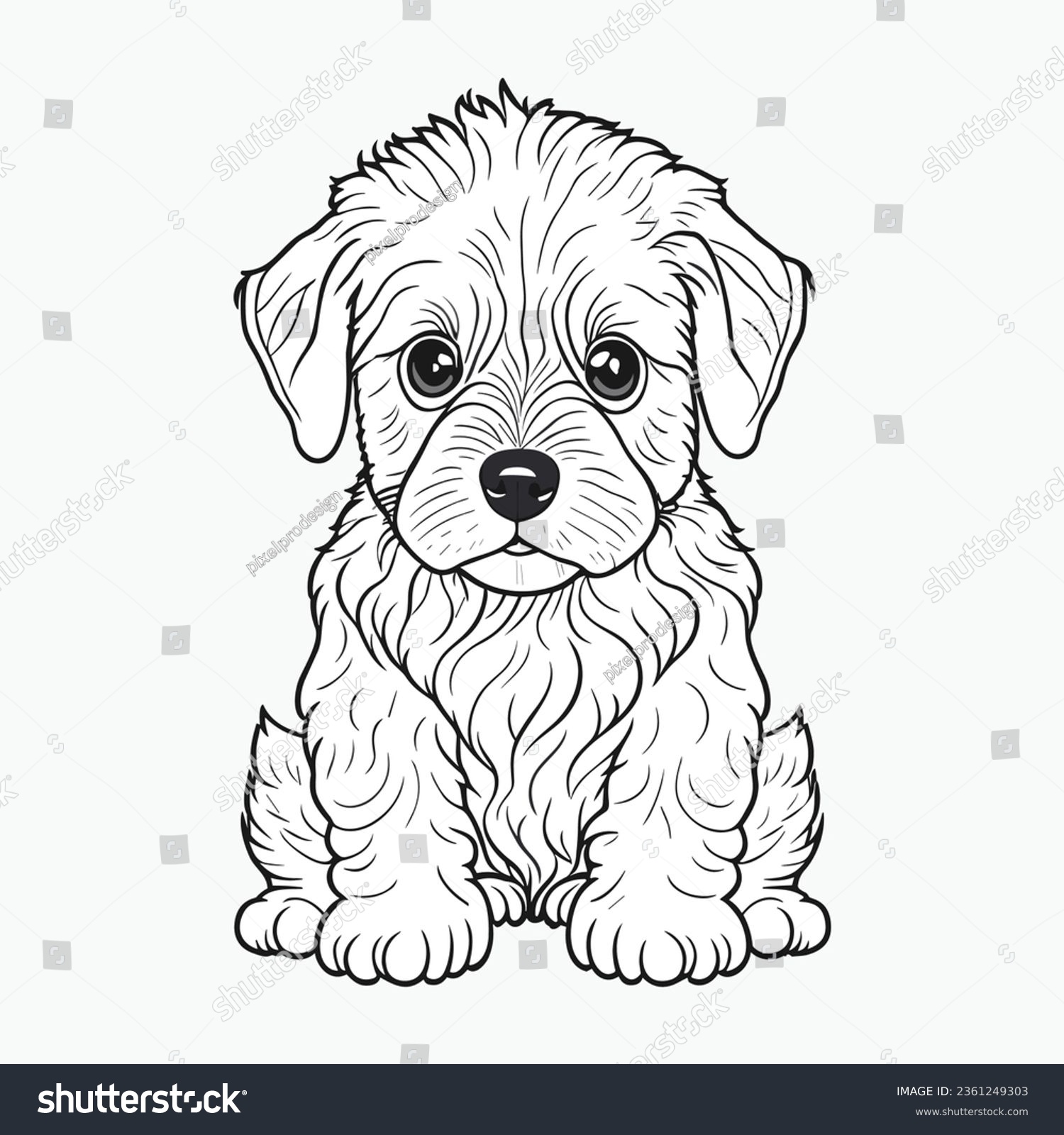 SVG of Creating a minimalist, monochromatic realism illustration of a Bernese Mountain Dog can be a beautiful and elegant piece of art. svg