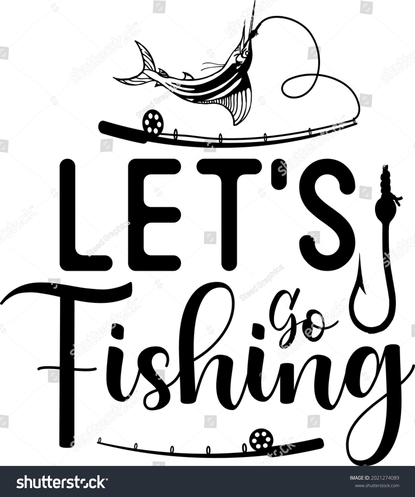 SVG of Creative and unique fishing svg design svg