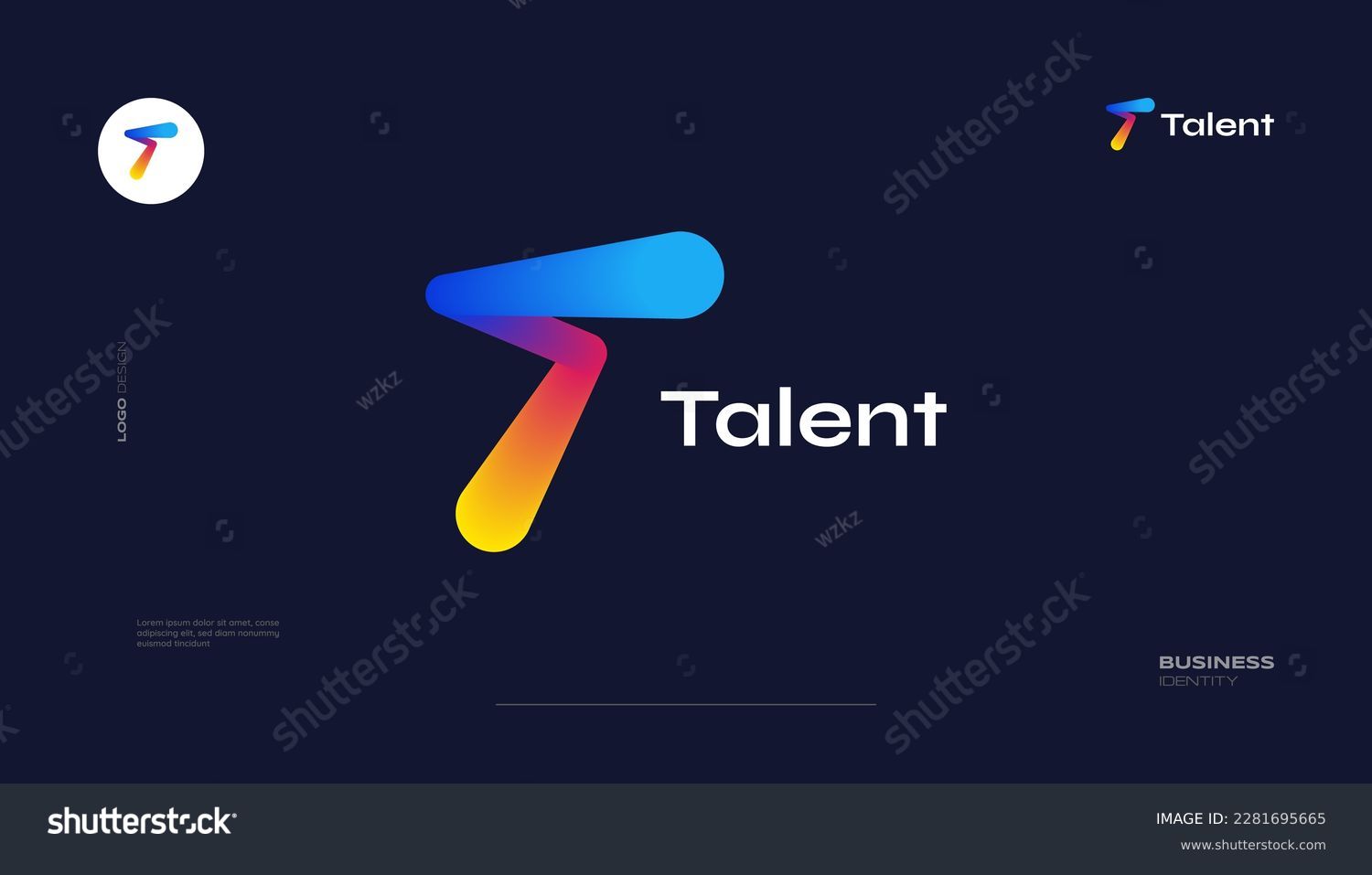 SVG of Creative and Vibrant Letter T Logo Design with Colorful Gradient Concept. T Logo with Blend Style for Business and Technology Brand Identity svg