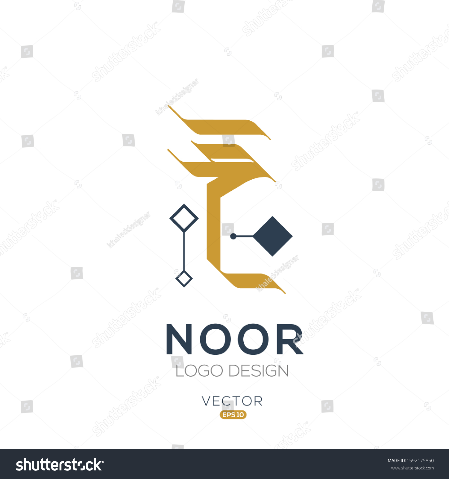 SVG of Creative Arabic typography Mean in English ( Arabic name Noor ) , Arabic Calligraphy  
 svg