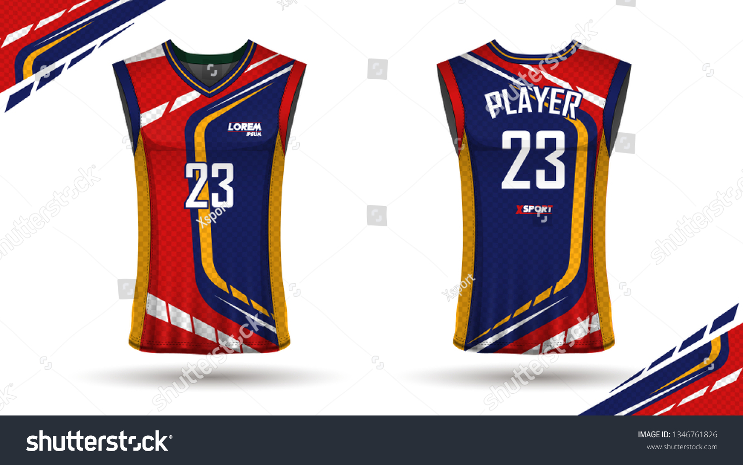 Creative Basketball Shirt Design Front Back Stock Vector (Royalty Free ...