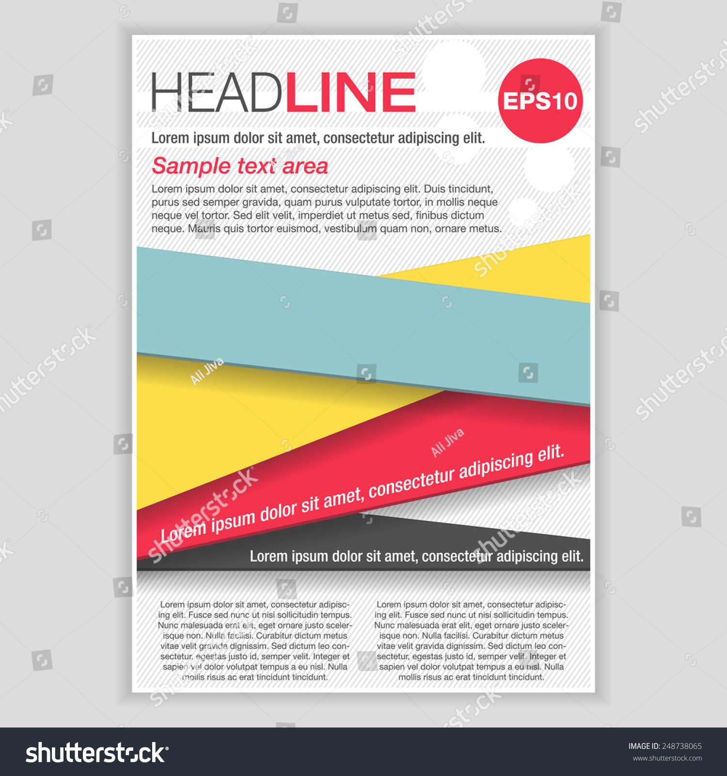 background leaflet design