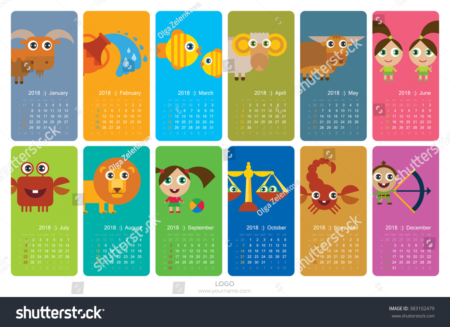 zodiac signs calendar