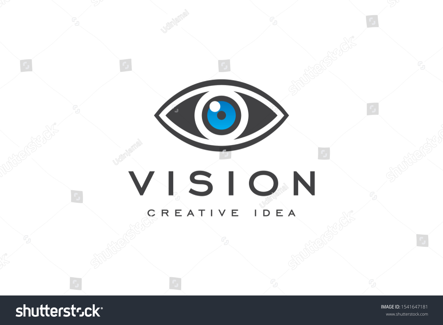 Creative Eye Concept Logo Design Template Stock Vector (Royalty Free ...