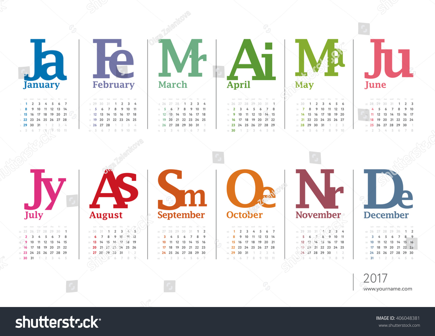 Creative Calendar 2017 Creative Calendar 2017