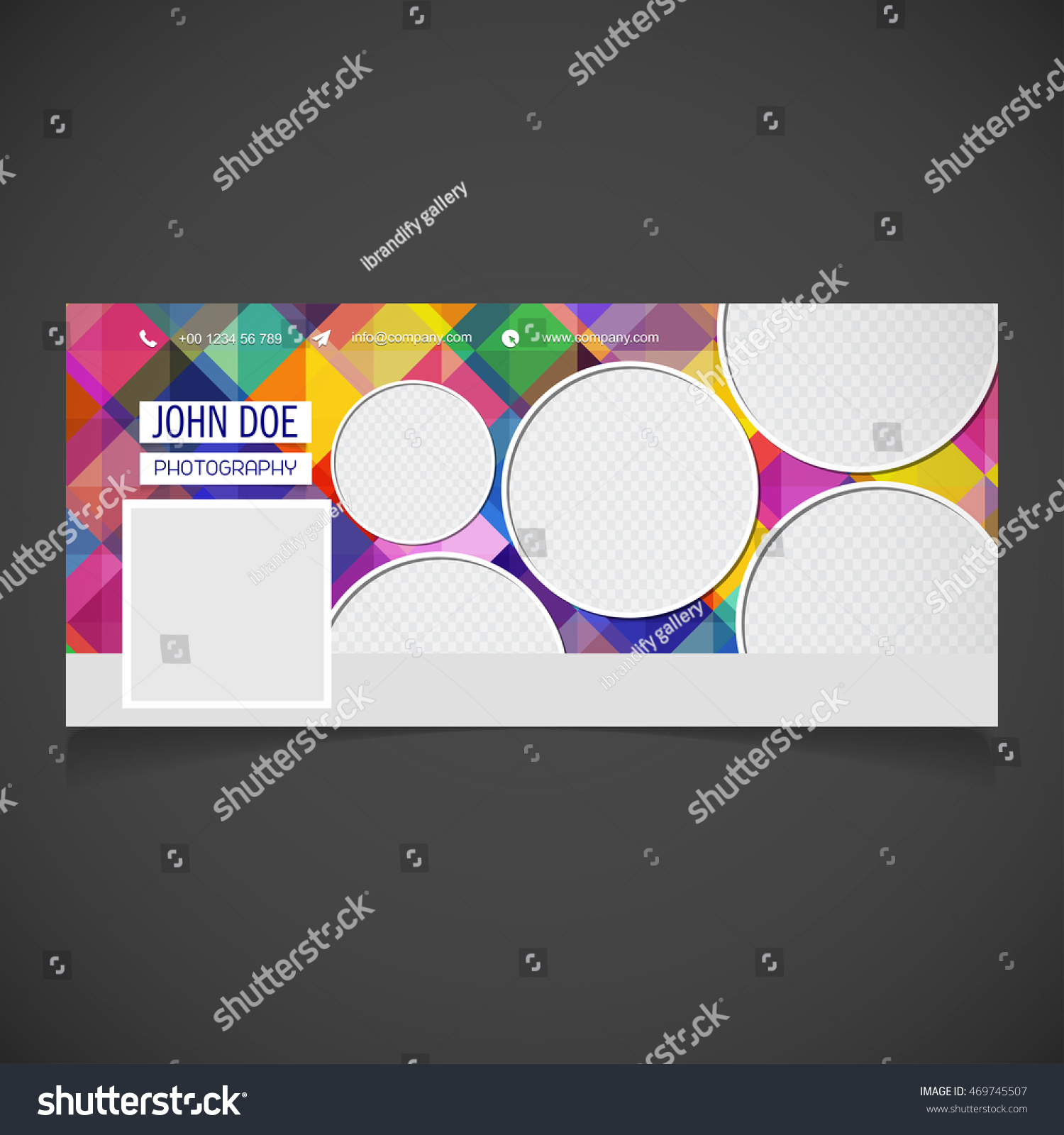 Creative Photography Banner Template Place Image Stock Vector 469745507 Shutterstock Z Banner Template