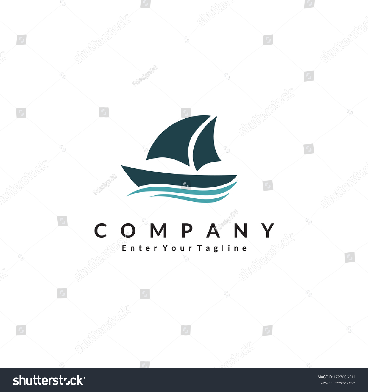 Creative Ship Logo Design Companies Stock Vector (Royalty Free ...