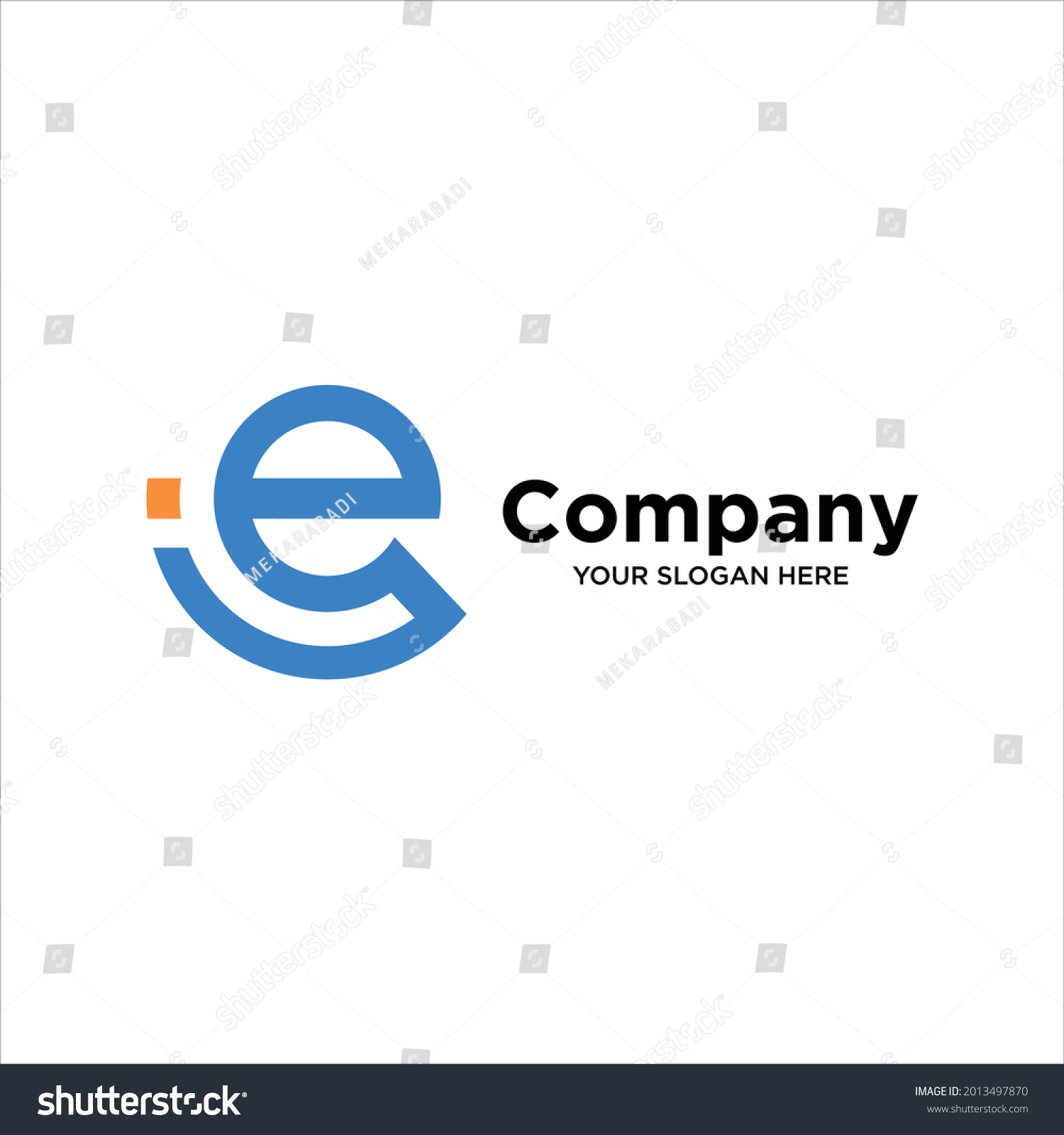 Creative Simple Logo Design Ei Stock Vector (Royalty Free) 2013497870 ...