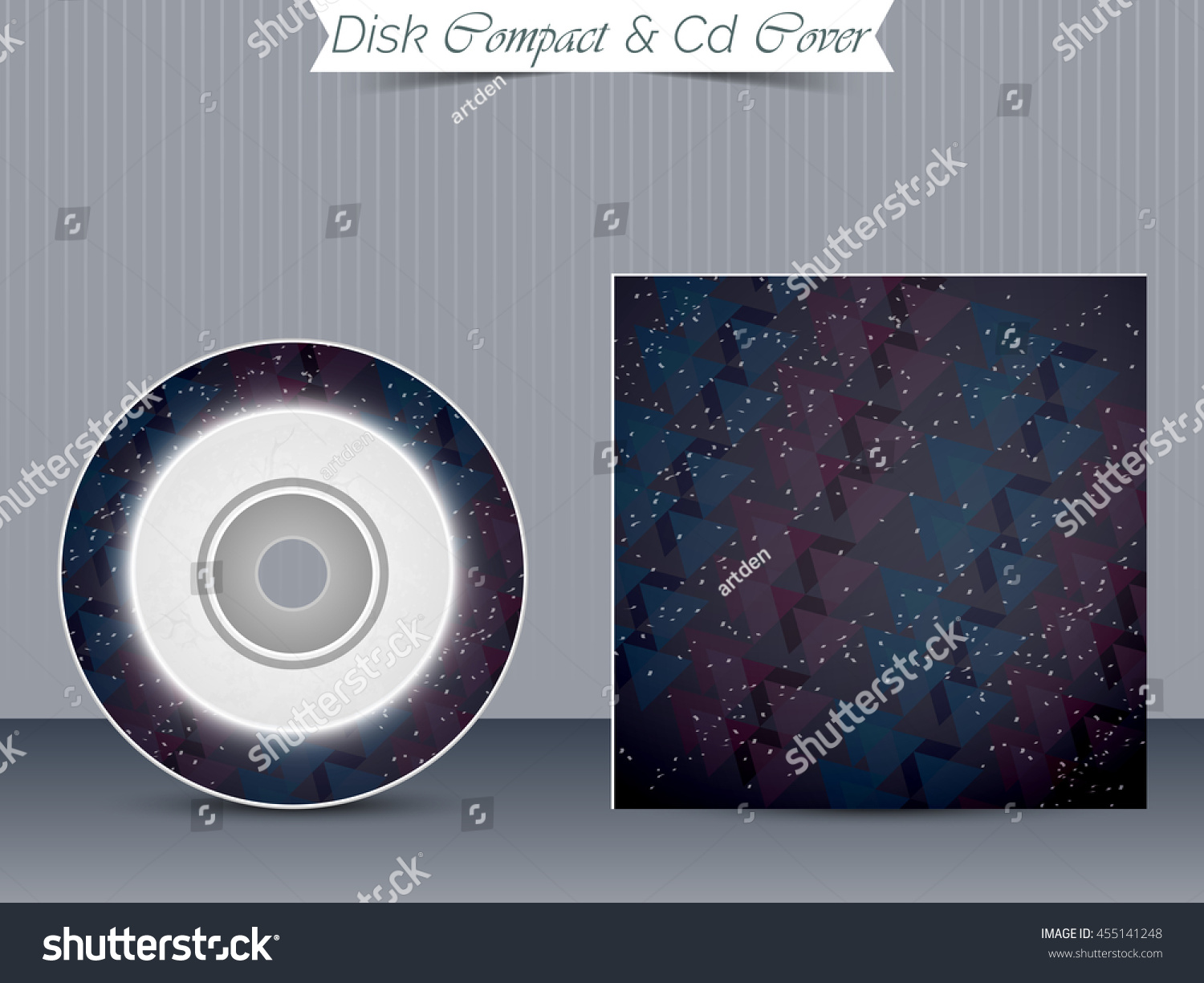 creative vector template cd dvd cover stock vector royalty free