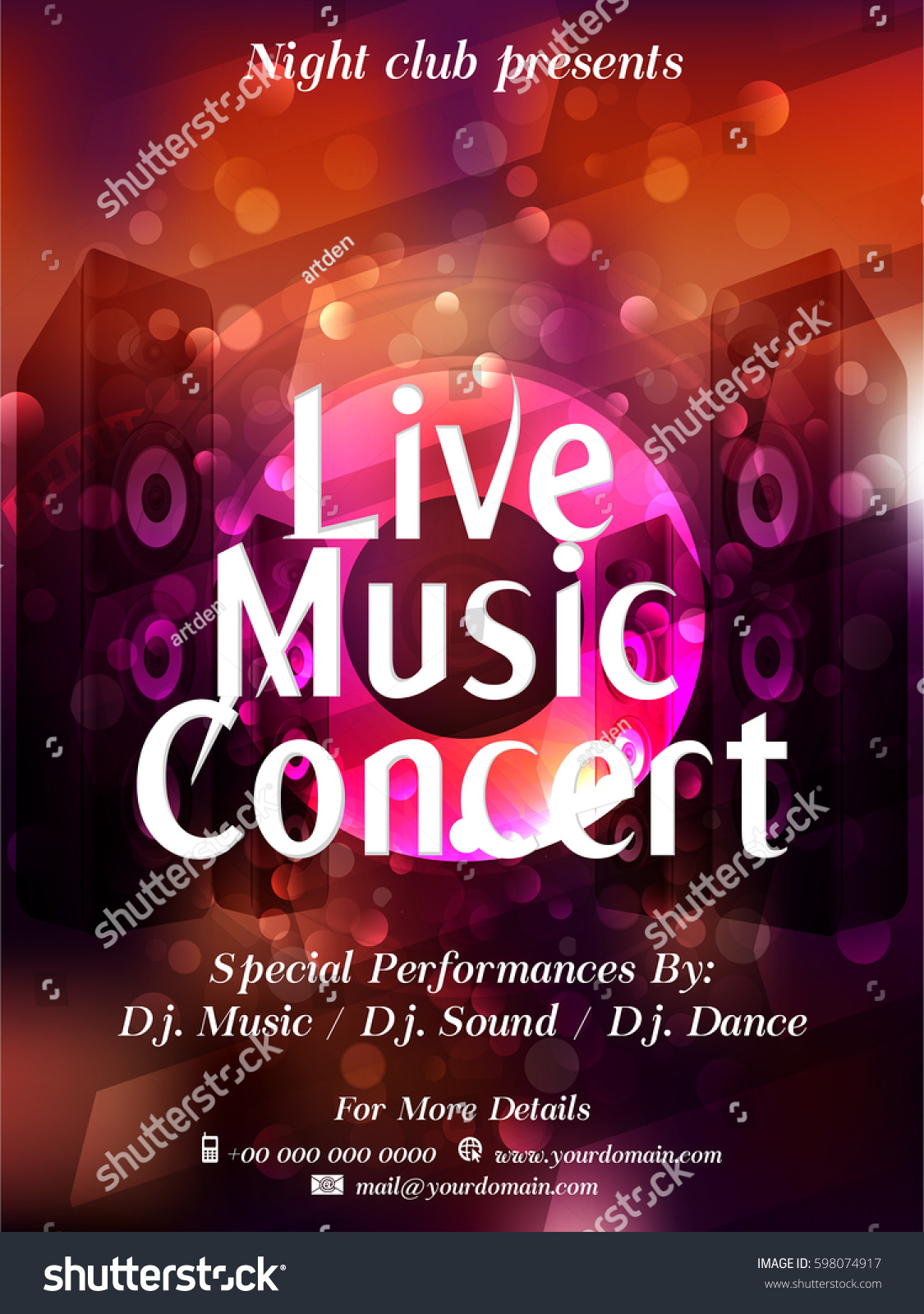 music concert flyers