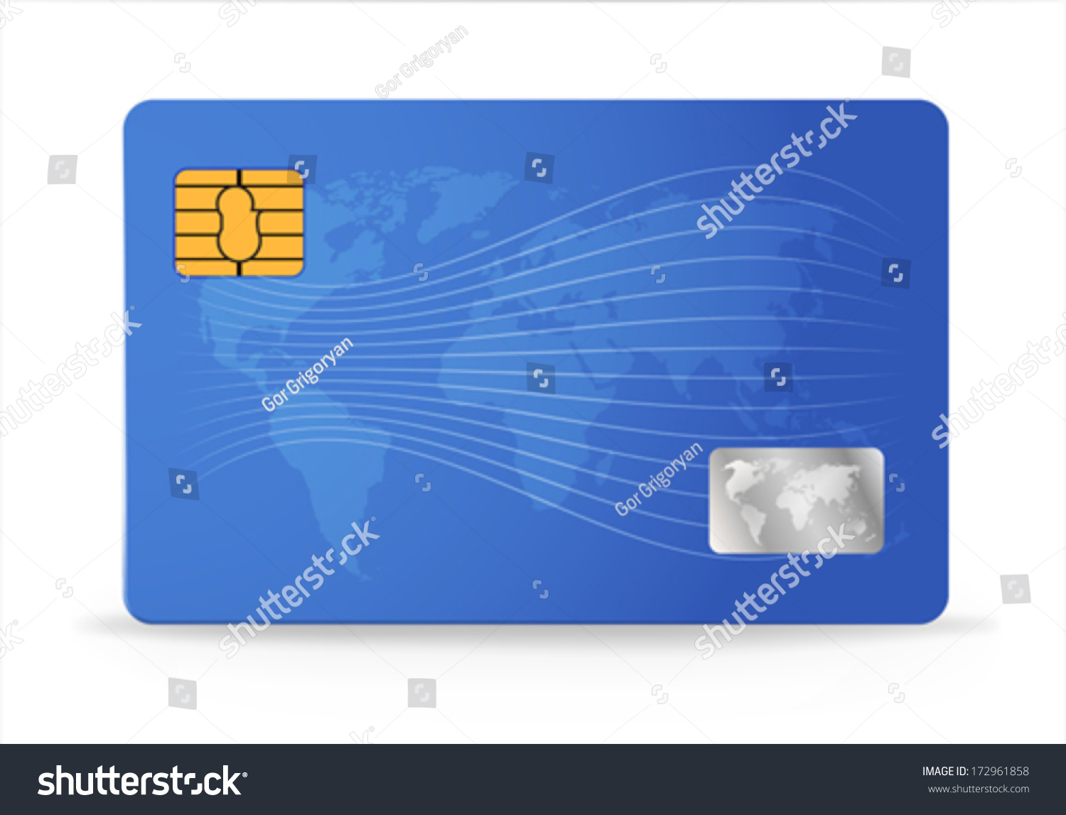 Credit Debit Card Design Template Vector Stock Vector 172961858 Shutterstock Debit Card Design Template