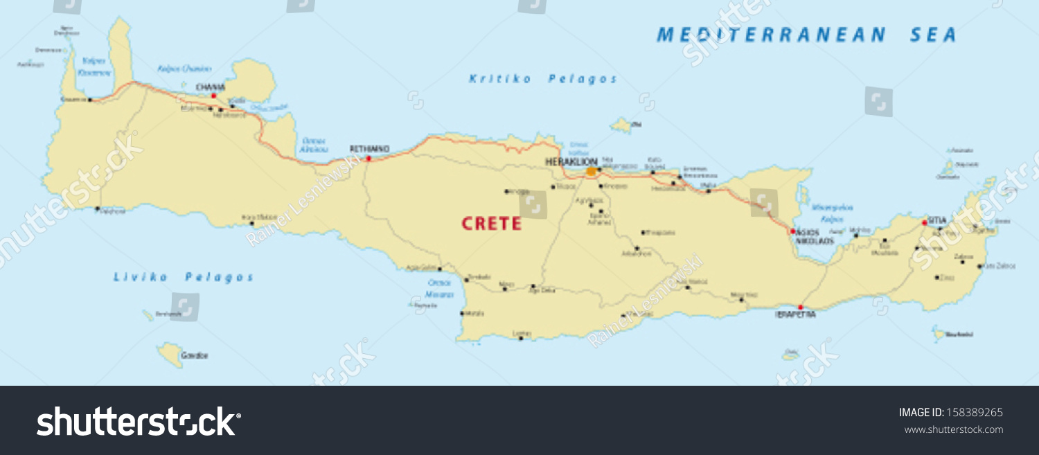 SVG of Crete map svg