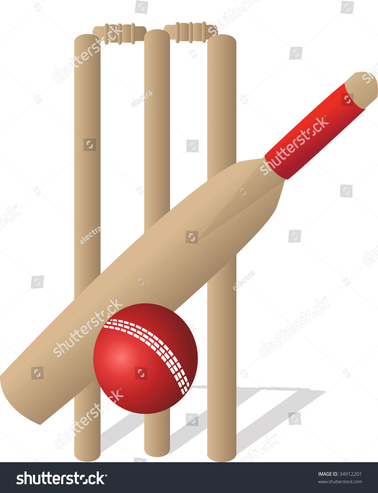 Cricket Bat & Wicket Cufflinks