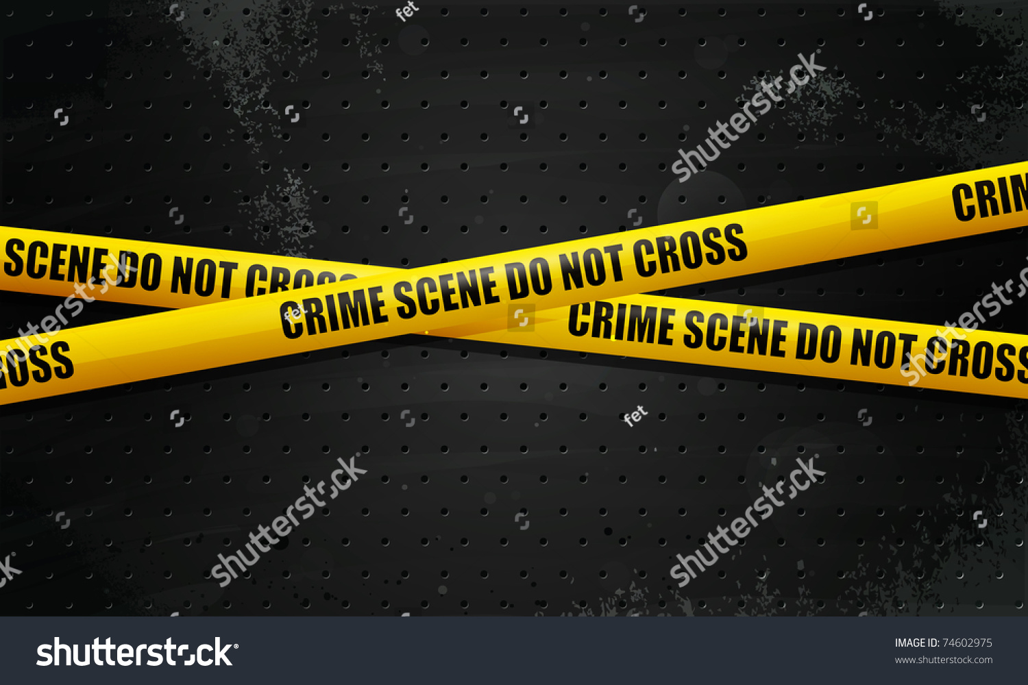 SVG of Crime Scene Tape on black grunge background. transparency, eps10 svg