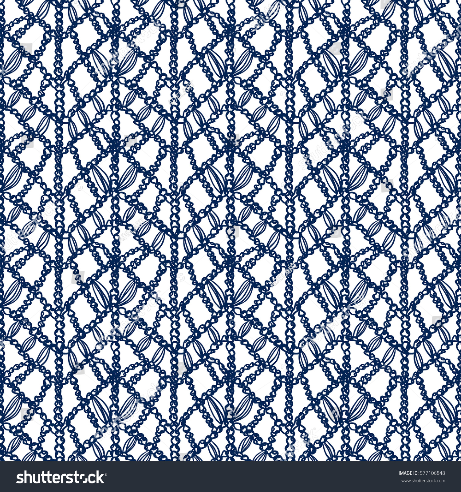 Crochet Pattern Knitting Texture Granny Handmade Stock Vector (Royalty ...